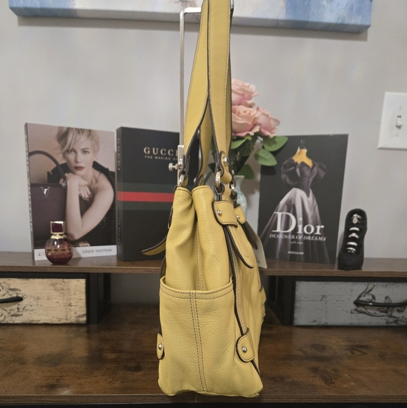 Tignanello Yellow Shoulder Bag - Picture 4 of 12